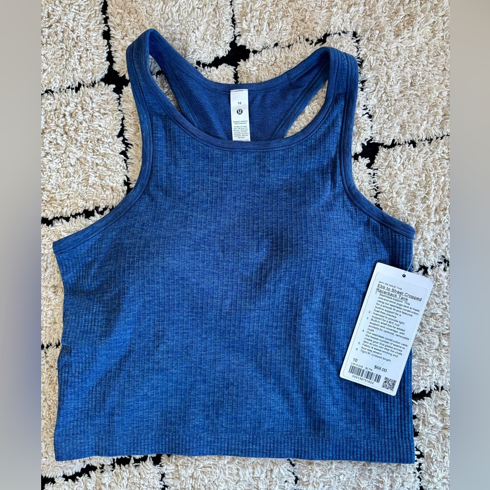 Lululemon Ebb to Street Racerback Cropped